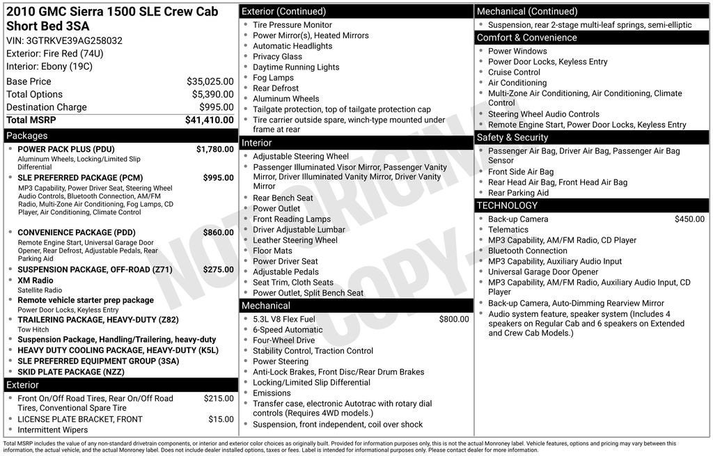 gmc sierra 1500 2010 3GTRKVE39AG258032 image gmc sierra 1500 2010 3GTRKVE39AG258032 image